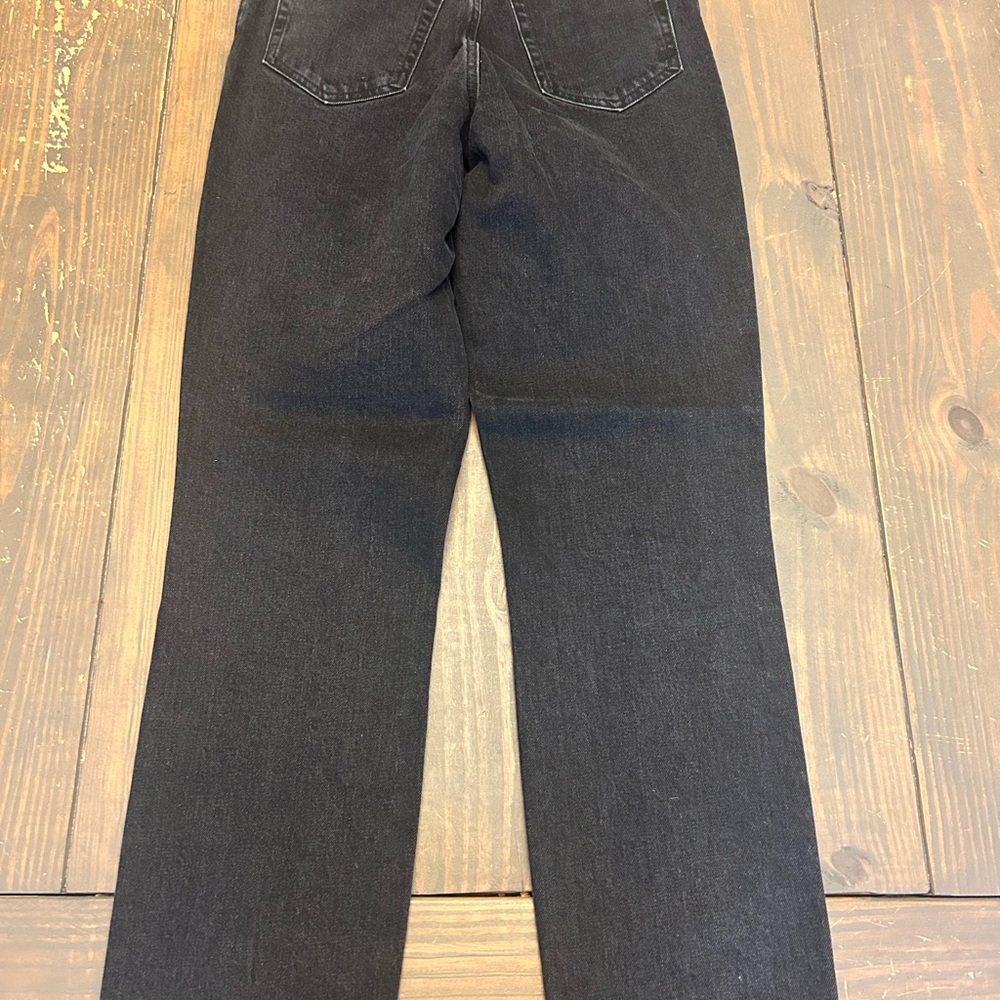 Abercrombie & Fitch The '90s Straight Ultra High‎ Rise Jeans Womens 27 / 4 Black - Picture 11 of 13